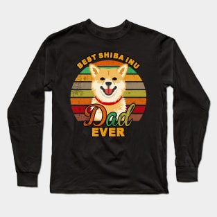 Best Shiba Inu Dad Ever Long Sleeve T-Shirt